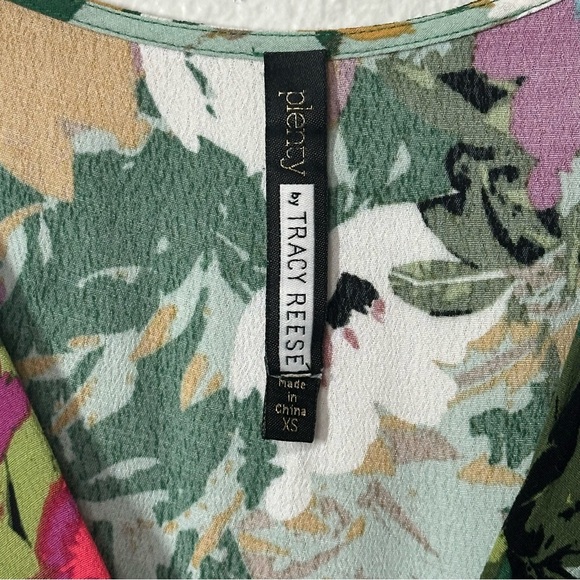 Anthropologie Plenty By Tracy Reese Daphne Dress Women's XS Floral‎ Faux Wrap - Picture 5 of 8